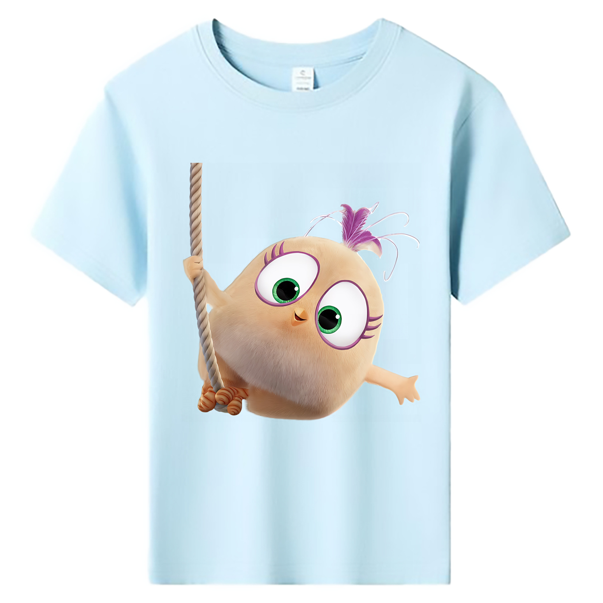 （画像用） Angry Birds アングリーバード 綿100％キッズTシャツ（フロントプリント）